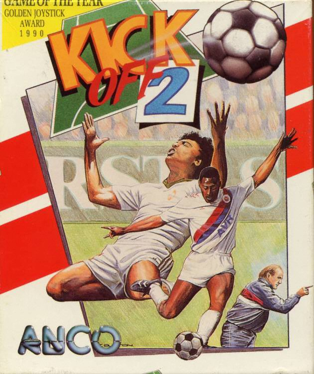 Kick Off 2 box art for Amiga